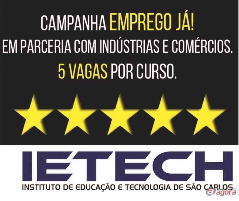 Campanha “Emprego Já” comdescontos de até 50% encerra no dia 20 de outubro. Conheça os cursos novos para todas as idades -