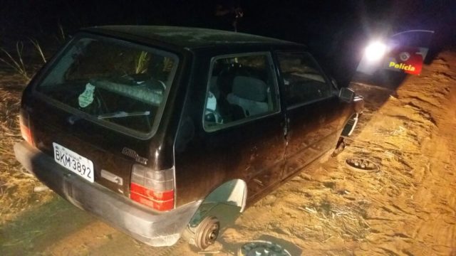 Uno furtado é recuperado pela PM em Ibaté -