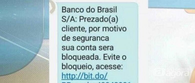 Recebeu link do Banco do Brasil por SMS? Cuidado, é golpe - 