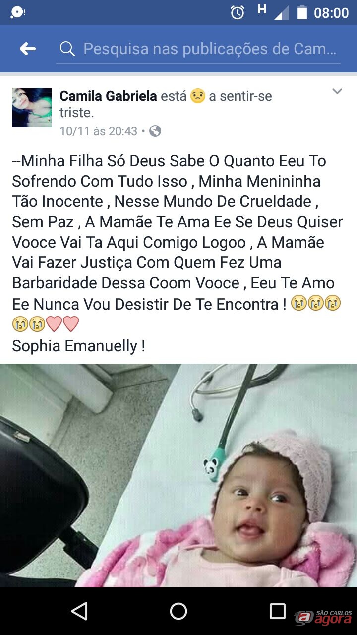 Notícia falsa de bebê sequestrado em São Carlos mobiliza as redes sociais -