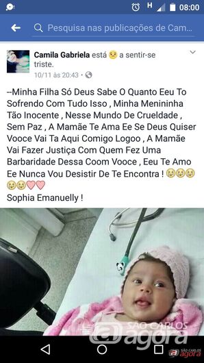 Notícia falsa de bebê sequestrado em São Carlos mobiliza as redes sociais - 