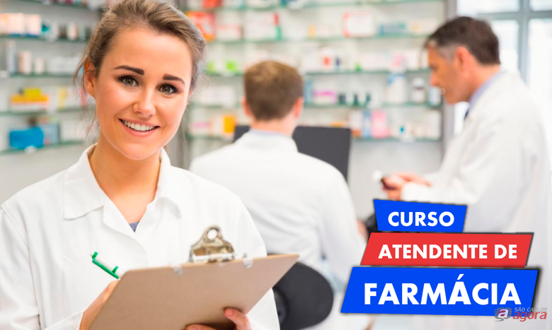 Vagas abertas para os cursos de atendente de farmácias, auxiliar de laboratório de analises clínicas e auxiliar veterinário -
