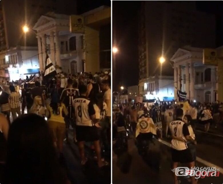 Corintianos festejam em São Carlos o sétimo título nacional do Timão -