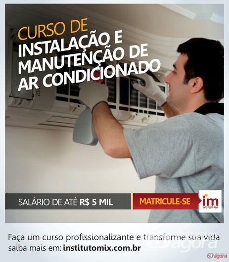 Conheça o curso de Instalação e Manutenção de Ar Condicionado no Instituto Mix São Carlos - 