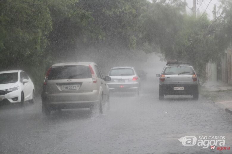 IPMET alerta para risco de chuva forte em São Carlos - 