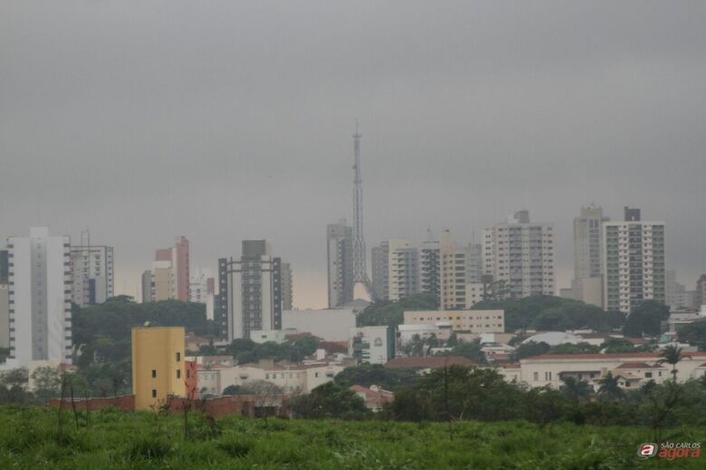 Chuva moderada/forte em alguns bairros de São Carlos neste momento - 