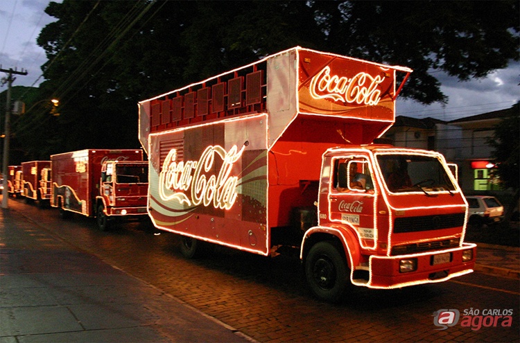 Veja o trajeto da Caravana da Coca-Cola que passa por São Carlos na segunda-feira (18) -