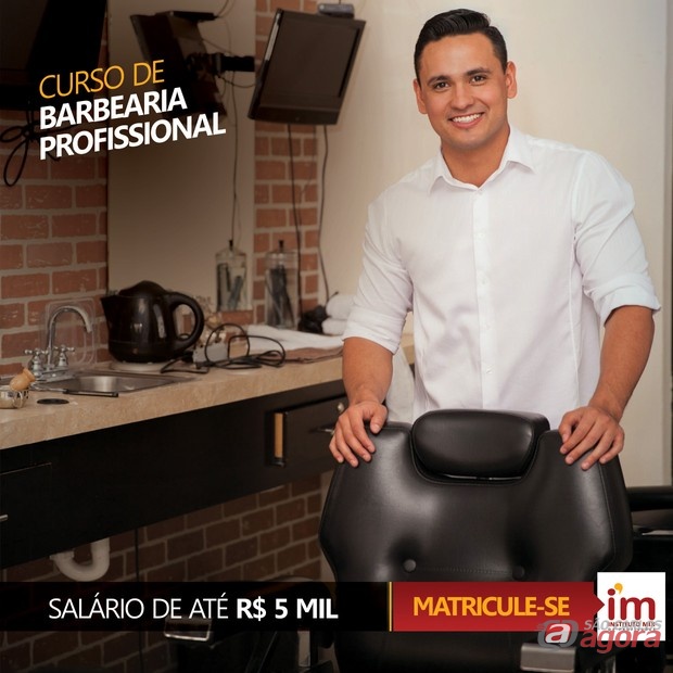 Curso de Barbearia Profissional no Instituto Mix São Carlos -