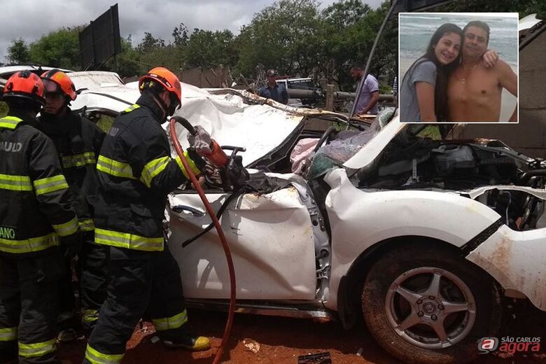 Pai e filha morrem em acidente na Anhanguera -
