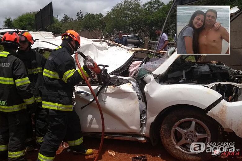Pai e filha morrem em acidente na Anhanguera - 