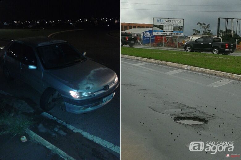 Prefeitura de São Carlos é condenada a indenizar mulher que teve veículo danificado por buraco - 