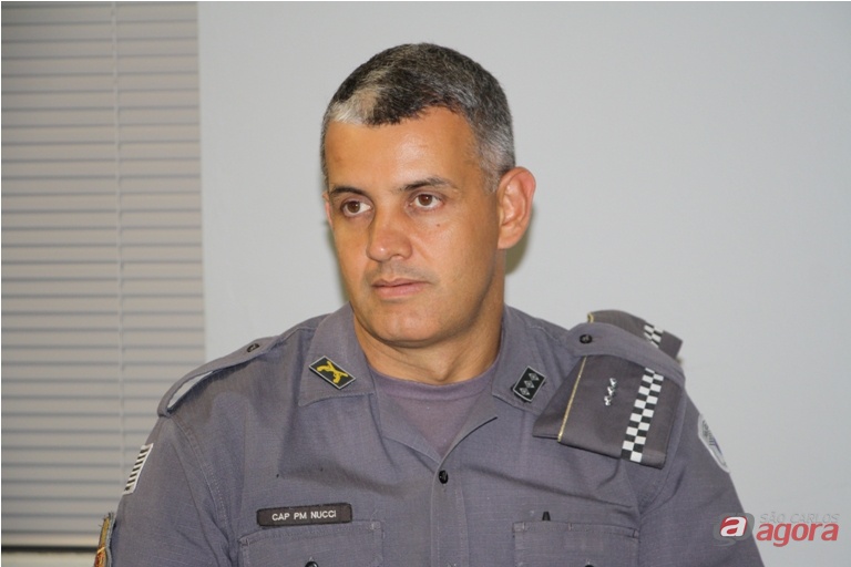 Capitão da PM comemorou os resultados obtidos em 2017. -