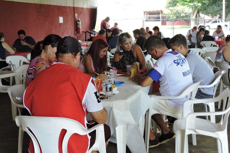 Confraternização foi a primeira do clube pós-filiação à FPF - Crédito: Gustavo Curvelo/Divulgação