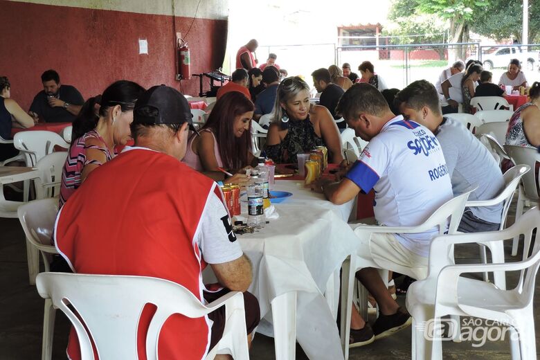 Confraternização foi a primeira do clube pós-filiação à FPF - Crédito: Gustavo Curvelo/Divulgação