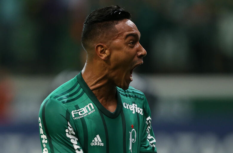 Antonio Carlos abriu o placar na vitória palmeirense - Crédito: César Greco/Agência Palmeiras