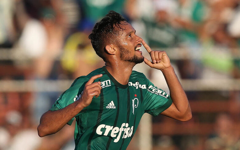 Scarpa desencantou e fez dois gols na vitória frente o Ituano - Crédito: Cesar Greco/Agência Palmeiras/Divulgação