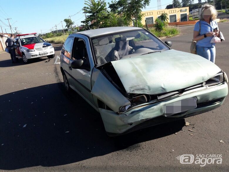 Impacto foi forte e Gol teve a frente parcialmente destruída - Crédito: Maycon Maximino