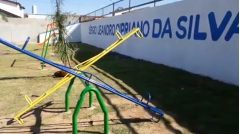 Praça inaugurada no Cidade Aracy leva o nome de jovem morto em acidente de trânsito - Crédito: Reprodução Folha Região