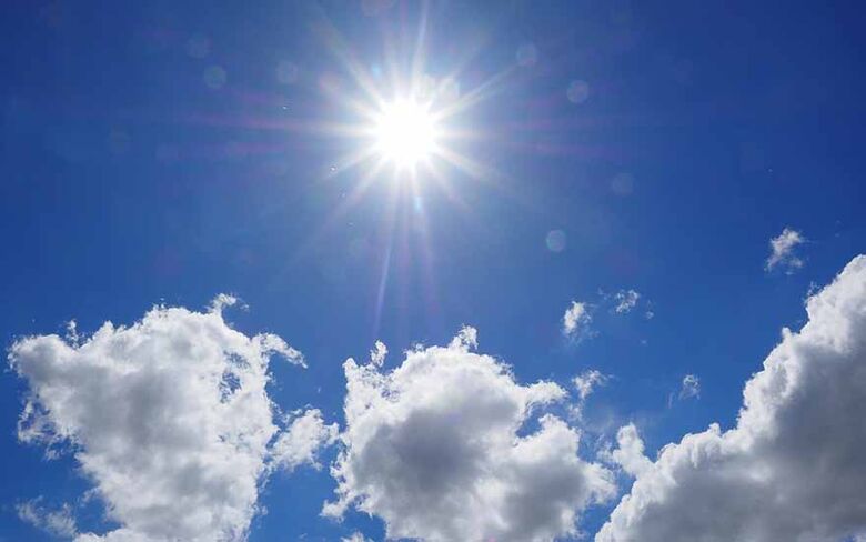 Semana começa com calor e com previsão de pancadas de chuva no final da tarde -