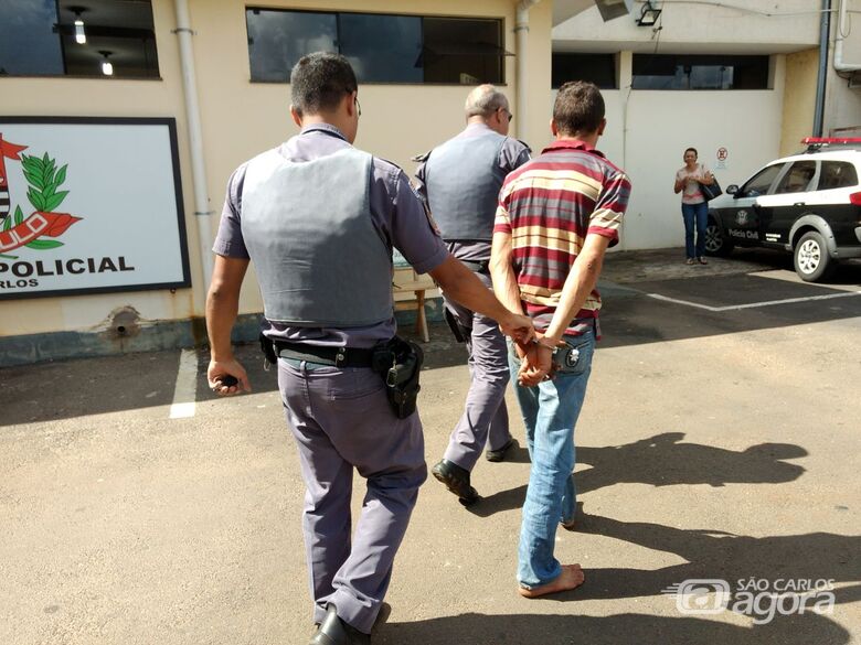 Homem é detido após assaltar comércio no Botafogo - Crédito: Luciano Lopes
