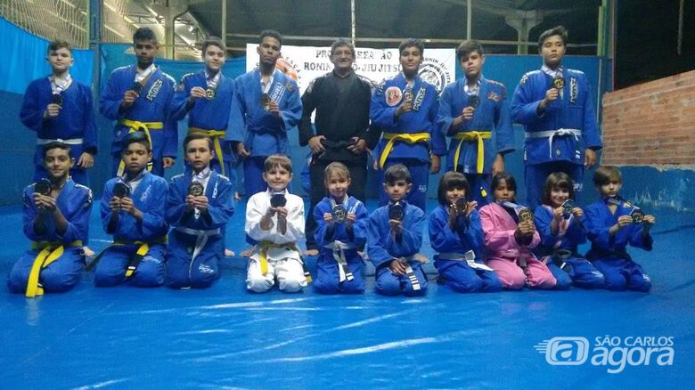 Equipe são-carlense fez bonito no Campeonato Brasileiro de Jiu-Jitsu - Crédito: Divulgação