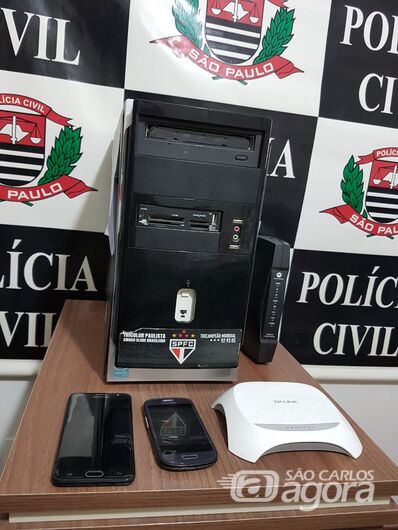 Adolescente é detido em São Carlos durante operação nacional contra pedofilia - Crédito: Foto Luciano Lopes