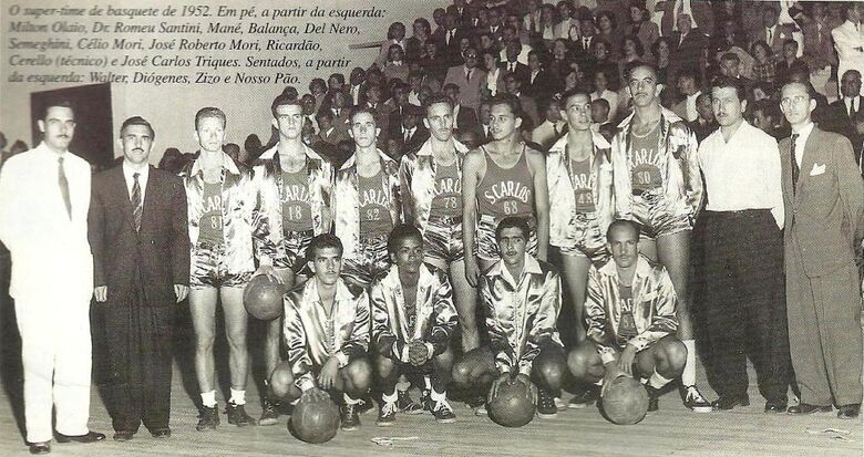 A era de ouro do basquetebol de São Carlos - Crédito: Arquivo Histórico e Divulgação