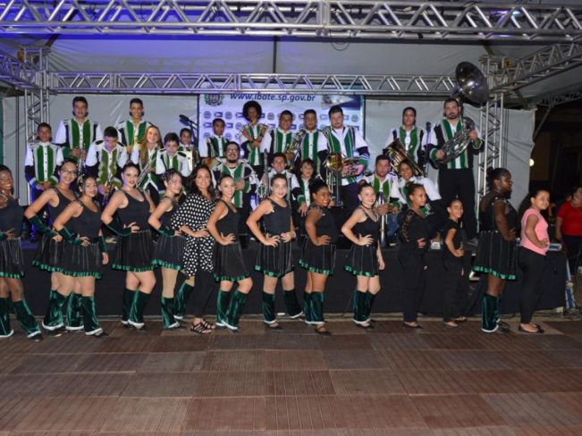 Banda Marcial Municipal de Ibaté é um projeto cultural que dispõe de aulas oferecidas, gratuitamente, para toda a população - Crédito: Divulgação