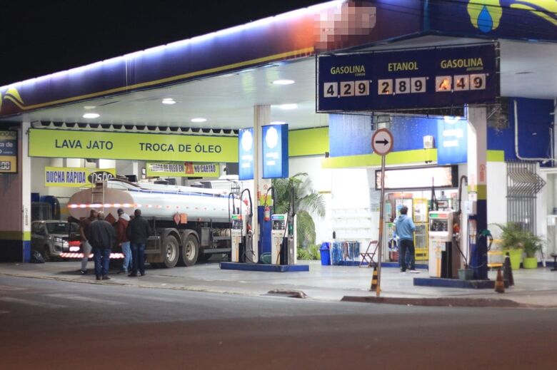 Posto de São Carlos está recebendo etanol desde o início da greve - Crédito: Marco Lúcio