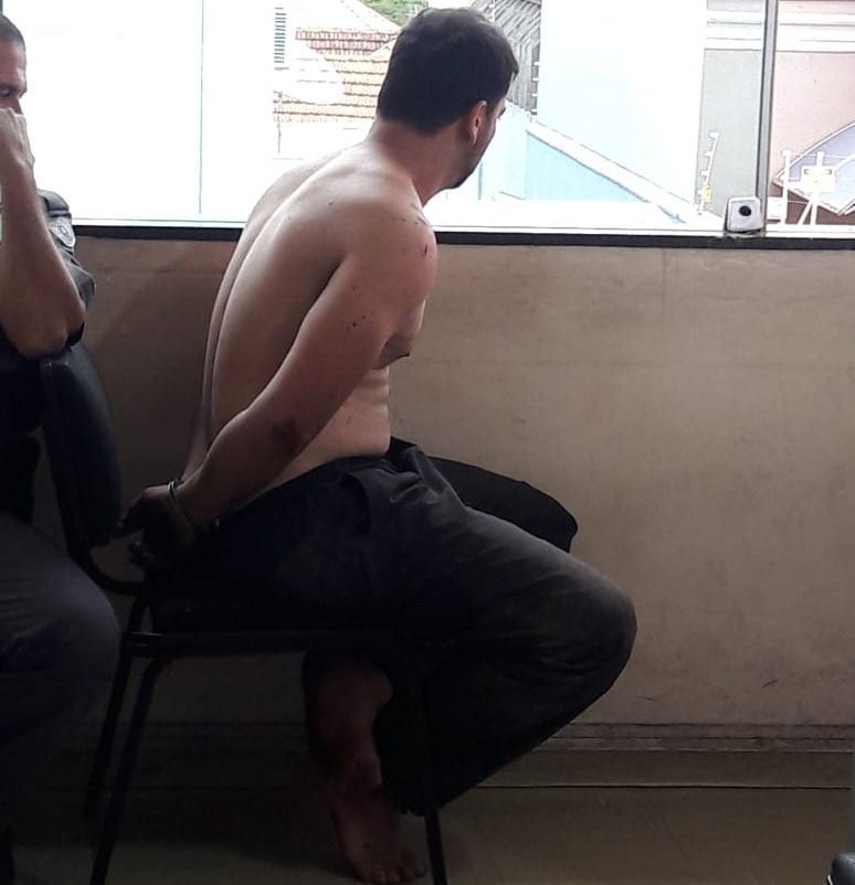 Rapaz que agrediu idoso na rotatória do Cristo é preso por tentativa de homicídio - Crédito: Maycon Maximino