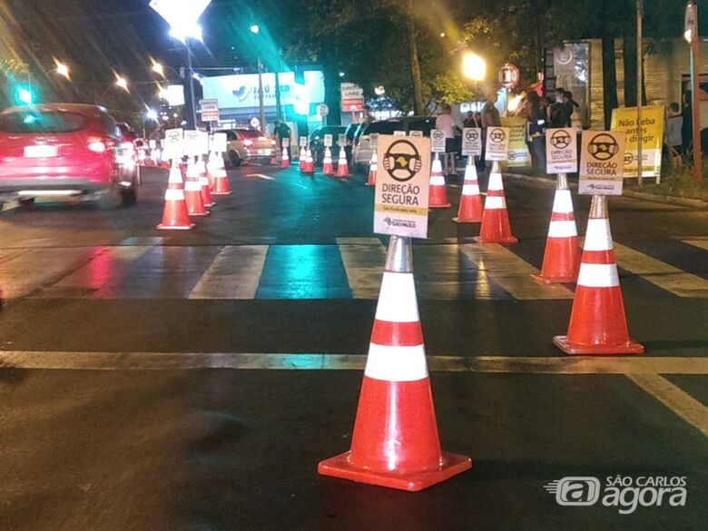 Polícias e Detran realizam Operação Direção Segura em São Carlos - Crédito: Foto Luciano Lopes