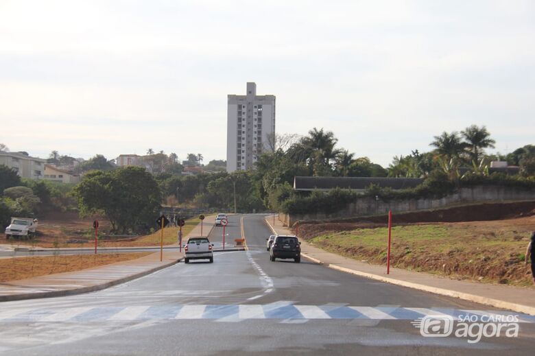 Prolongamento da Trabalhador São-Carlense é liberado para o trânsito de veículos - Crédito: Maycon Maximino
