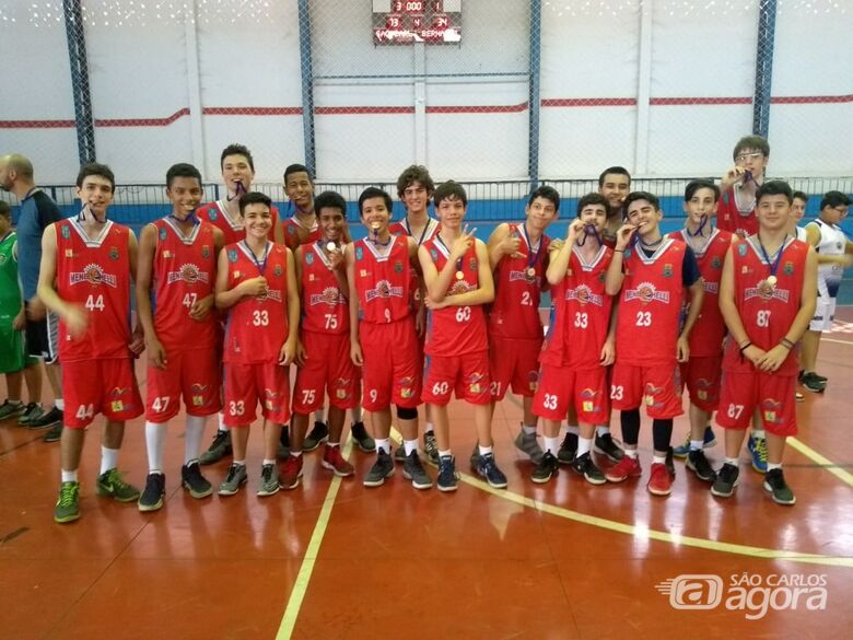 Equipe sub15 fez duas apresentações e voltou com um título para São Carlos - Crédito: Divulgação