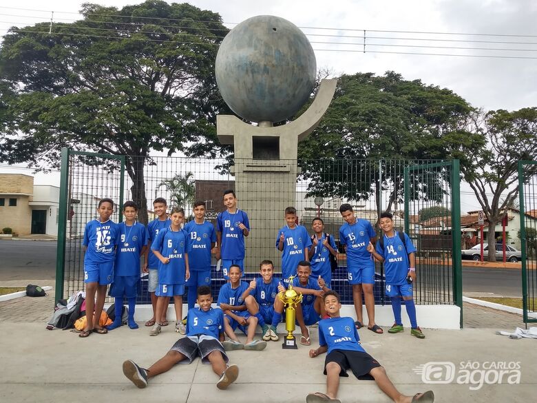 Ibaté sub13 conquista o 3º lugar no Campeonato Municipal de Futebol Menor de São Carlos - Crédito: Divulgação