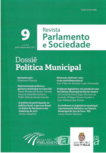 9ª edição da Revista Parlamento e Sociedade: Ariane Seleghim escreve sobre a participação popular no Legislativo - Crédito: Divulgação
