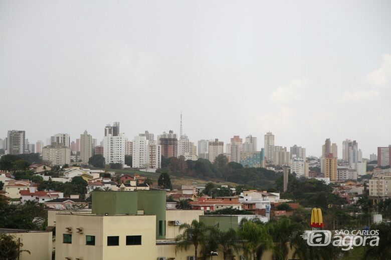 Terça-feira com chuva no estado de São Paulo -