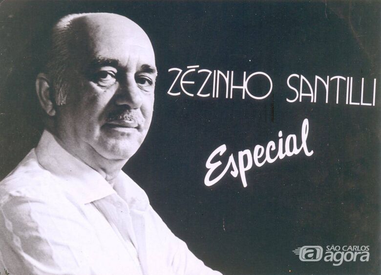 Zezinho Santilli, a “Voz de Ouro” encantou os amantes da boa música - Crédito: Arquivo/SCA