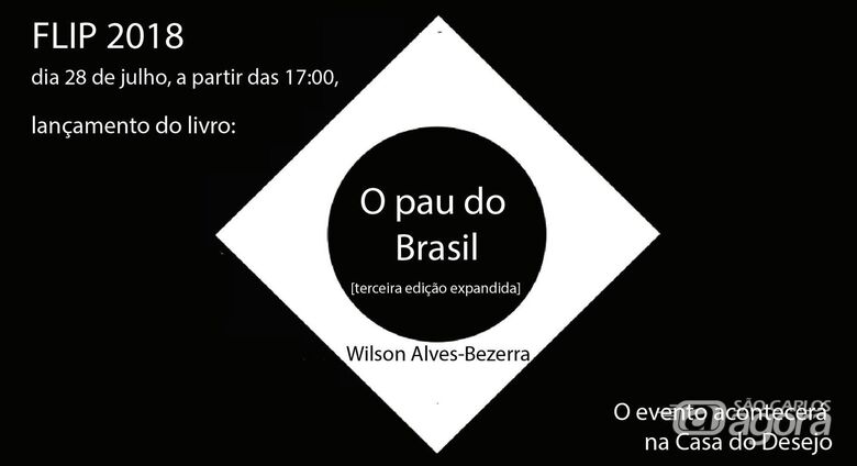 Professor da UFSCar lança livro de poesias na Flip - Crédito: Divulgação