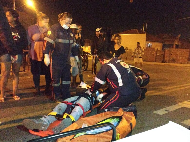 Motociclista sofre fratura em acidente no Eduardo Abdelnur - 