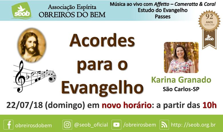 Obreiros do bem promove “Acordes para o Evangelho” -