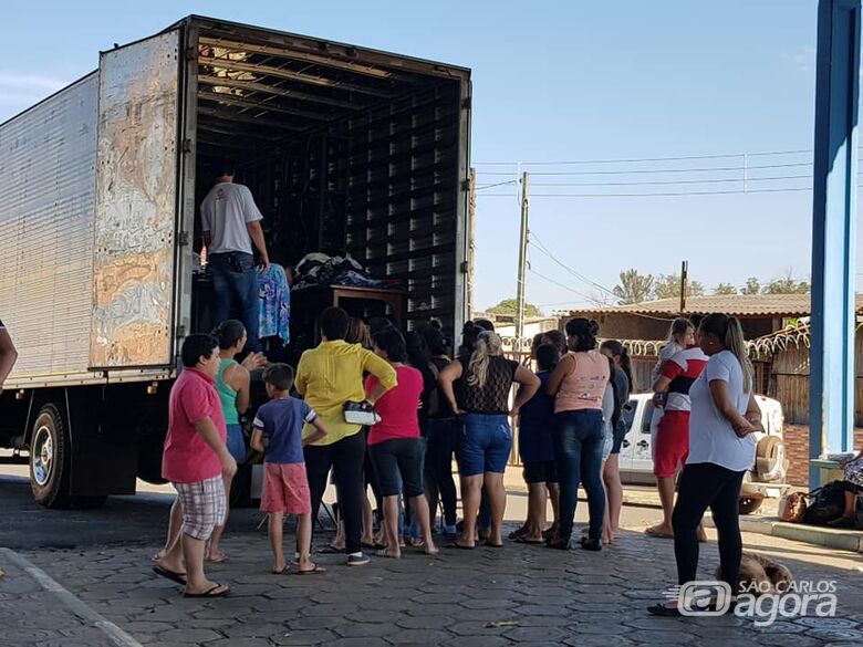 Solidariedade chega ao Distrito de Santa Eudóxia - Crédito: Divulgação