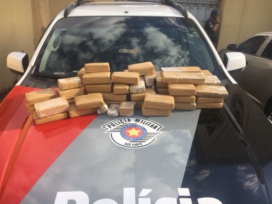 Homem é preso com 50 kg de maconha que seriam trazidos para São Carlos - Crédito: X-Tudo Ribeirão