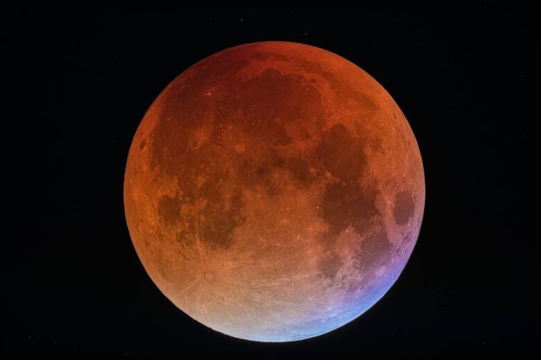 Maior eclipse lunar do século, 'lua de sangue' poderá ser vista do Brasil - Crédito: Divulgação
