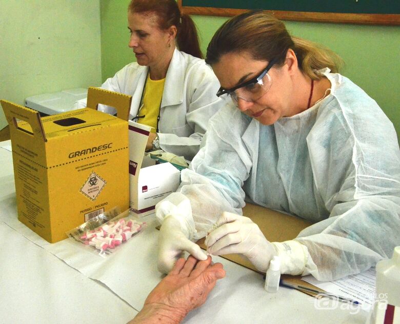 Mais de 400 testes rápidos são realizados para Hepatite C - Crédito: Divulgação