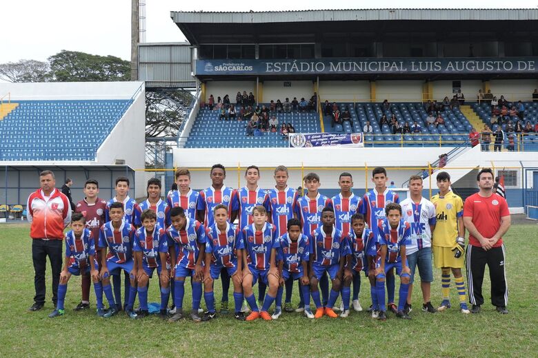 Equipe sub13 assumiu o terceiro lugar de sua chave - Crédito: Gustavo Curvelo/Divulgação
