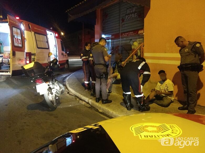 Atropelamento deixa dois feridos no Cidade Aracy - Crédito: Luciano Lopes