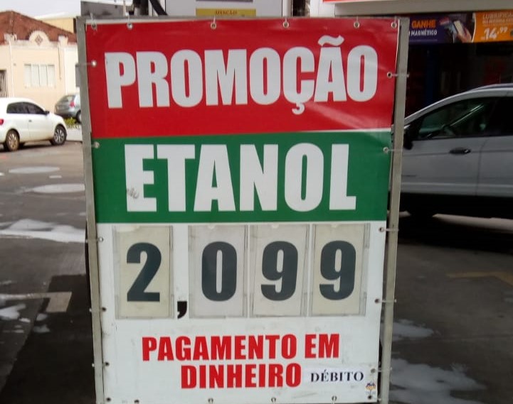 Preço do etanol despenca em Araraquara: R$ 2,09 - Crédito: Divulgação