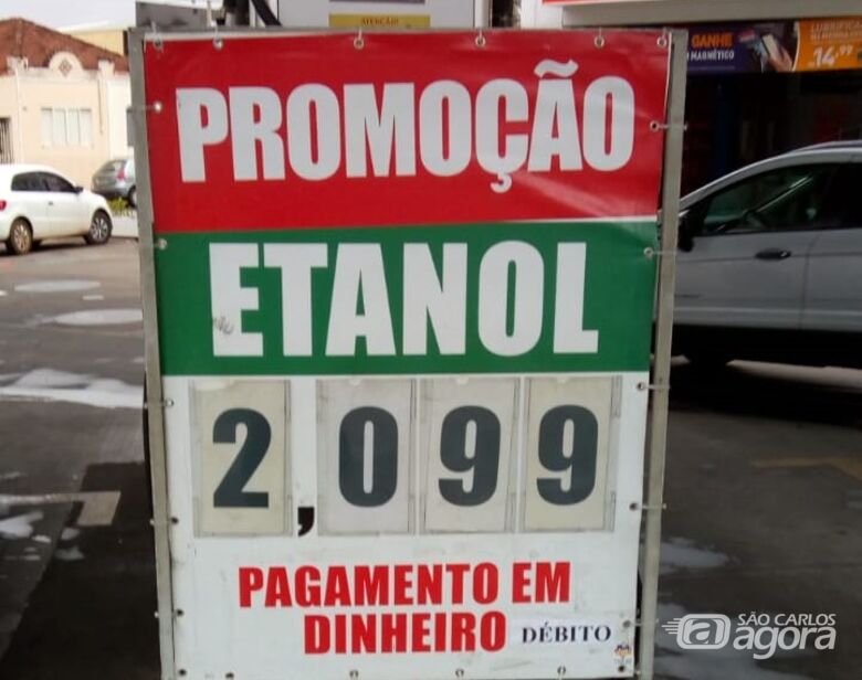 Preço do etanol despenca em Araraquara: R$ 2,09 - Crédito: Divulgação