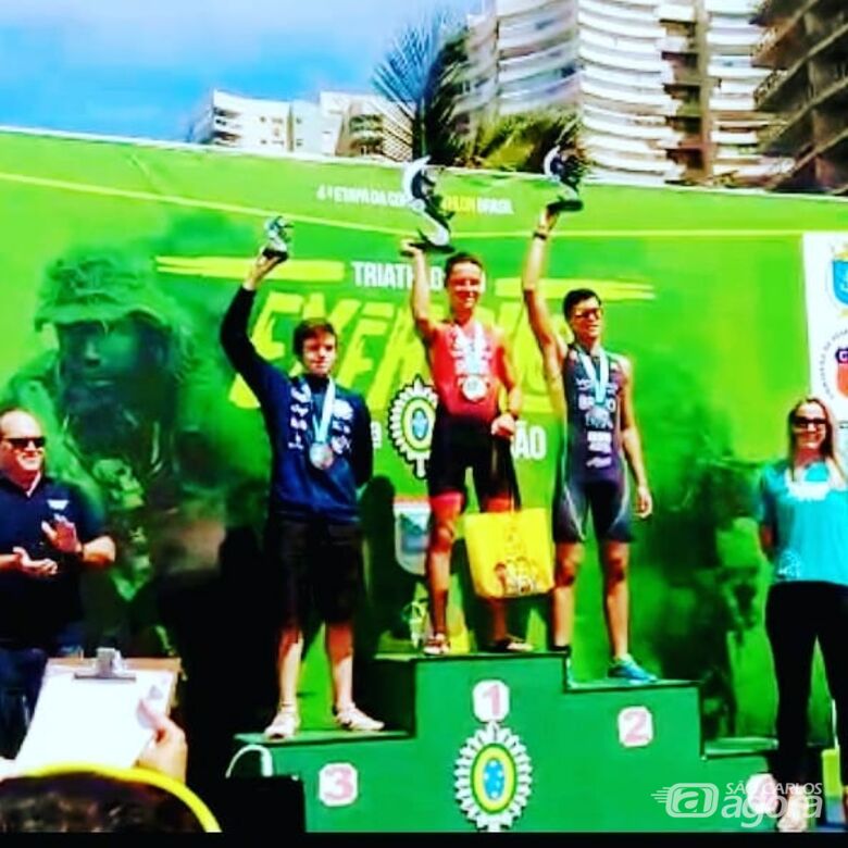 São-carlense vence a Copa Brasil de Triathlon - Crédito: Divulgação