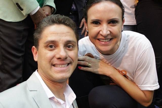Maurren Maggi e Paraná Filho lançam candidaturas pelo PSB - Crédito: Divulgação